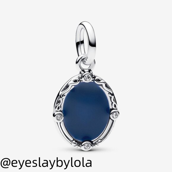 Pandora Disney Snow White Magic Mirror Dangle Charm - Picture 1 of 5